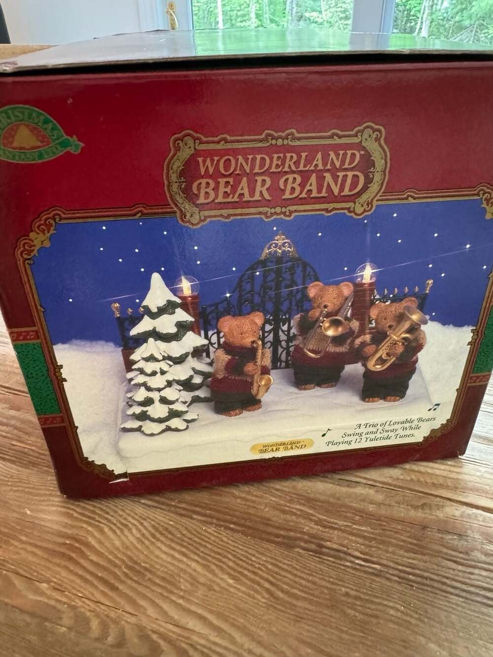 Christmas Fantasy Ltd. Wonderland Bear Band Musical Animated Holiday Decoration